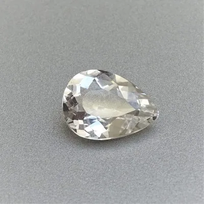 Topaz přírodní broušený bílý 6,34ct, Brazílie