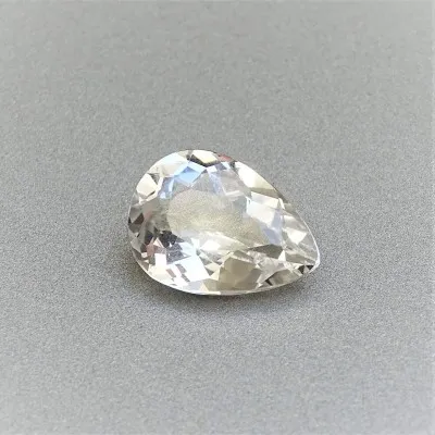 Topaz přírodní broušený bílý 6,34ct, Brazílie