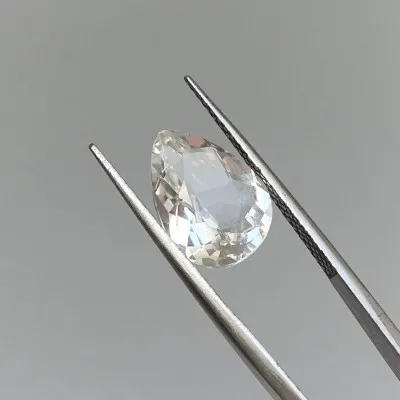 Topaz přírodní broušený bílý 6,34ct, Brazílie