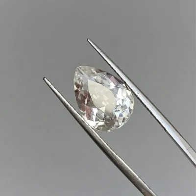 Topaz přírodní broušený bílý 6,34ct, Brazílie