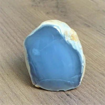 Chalcedony blue natural polished 302g, Turkey