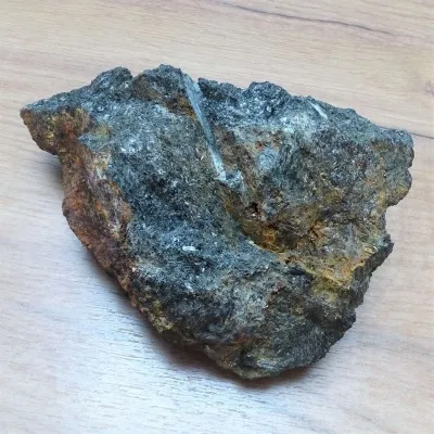 Nuummite natural collection mineral 2 631g, Greenland