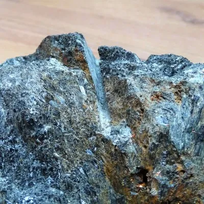 Nuummite natural collection mineral 2 631g, Greenland