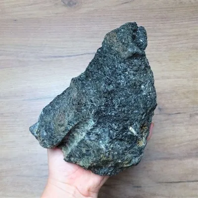 Nuummite natural collection mineral 2 631g, Greenland