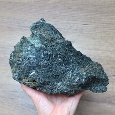 Nuummite natural collection mineral 2 631g, Greenland