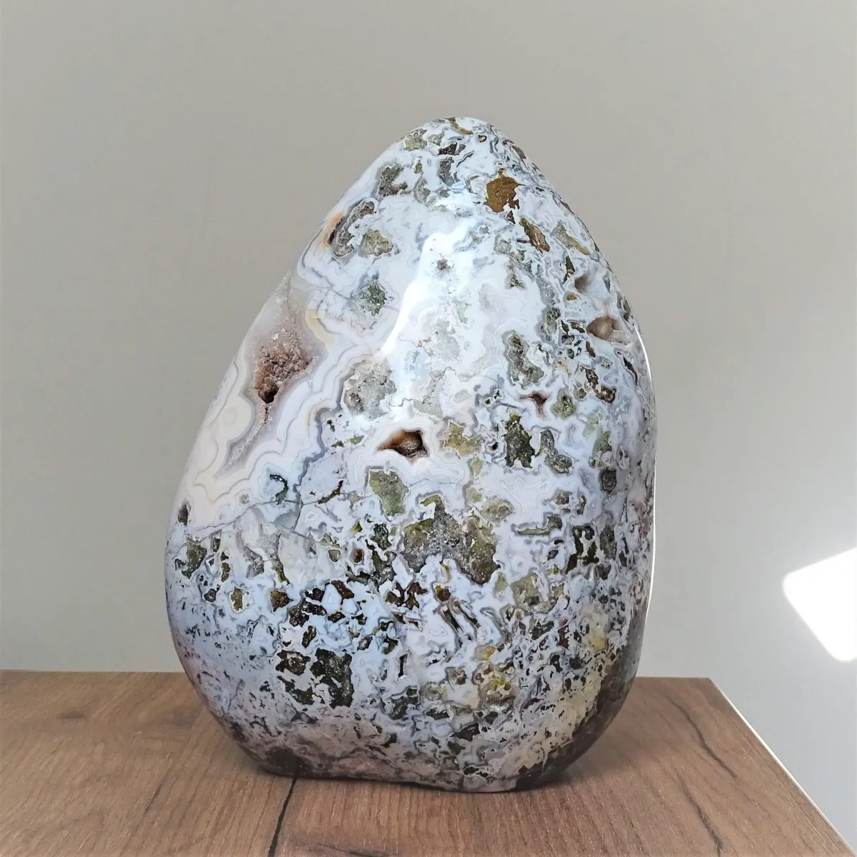 Jaspis oceánský leštěný  5 490g, Madagaskar
