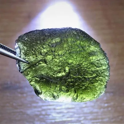 Vltavín (Moldavit) - 12,9g, Česká republika