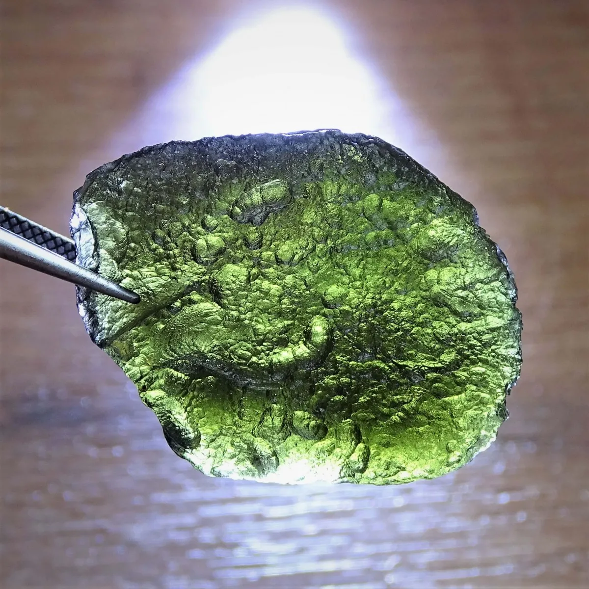 Vltavín (Moldavit) - 12,9g, Česká republika