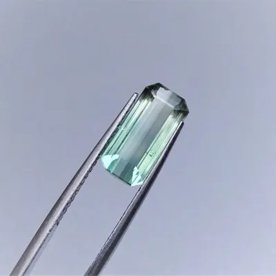 Turmalin natur bicolor 4,80 ct, Brasilien