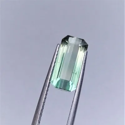 Turmalin natur bicolor 4,80 ct, Brasilien
