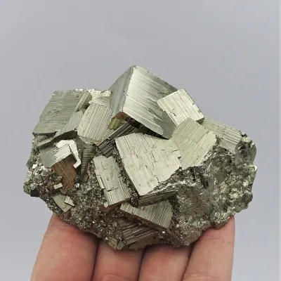 Pyrit mineral druse 292g, Peru