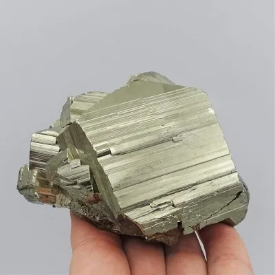 Pyrit minerál drúza 768g, Peru