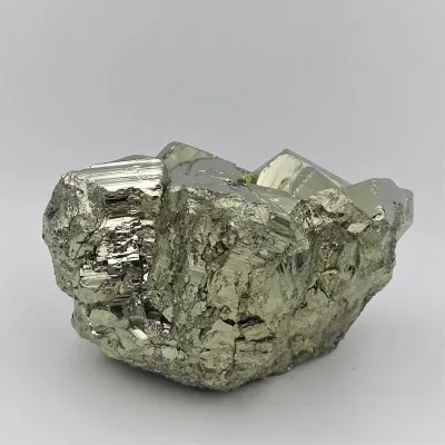 Pyrite mineral druse 898g, Peru