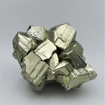 Pyrite mineral druse 898g, Peru