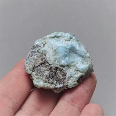 Larimar natürliches Mineral 23,4g, Dominikanische Republik