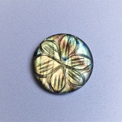 Labradorit Cabochon 12g, Madagaskar