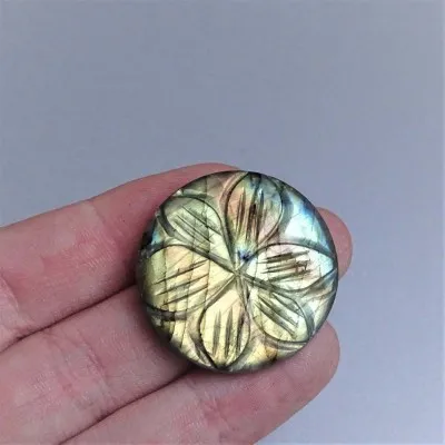 Labradorit Cabochon 12g, Madagaskar