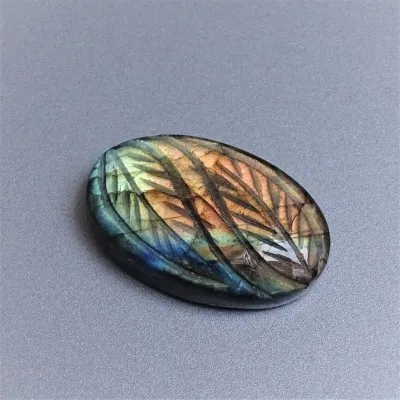 Labradorite cabochon 10g, Madagascar