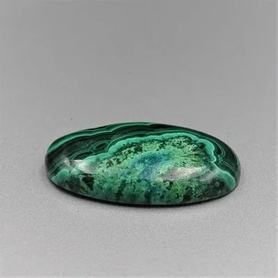 Malachit/Chrysokol-Cabochon 15,8g, Kongo