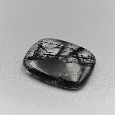 Crystal with black rutile cabochon 12.2g, Brazil