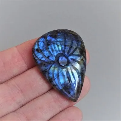 Labradorit Cabochon 13,9g, Madagaskar