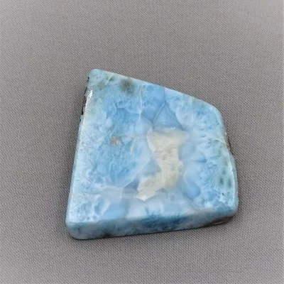 Larimar plate polished 53g, Dominican republic