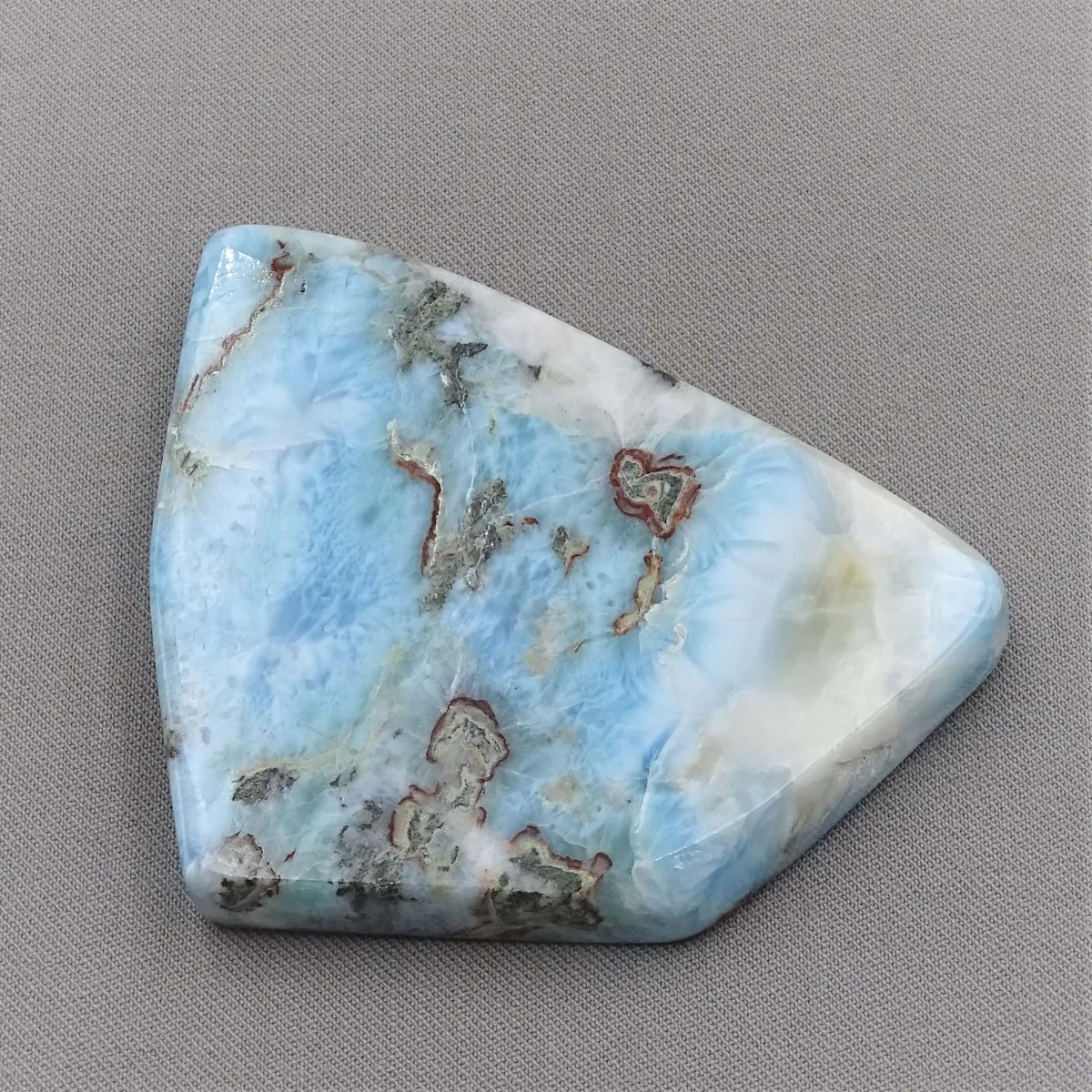 Larimar leštěný 70g, Dominikánská republika