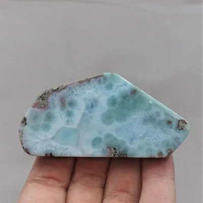 Larimar teller poliert 56g, Dominikanische Republik