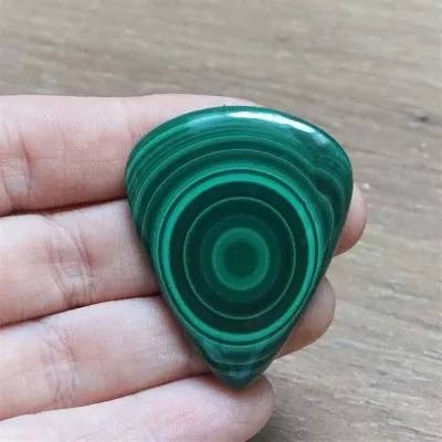 Malachite cabochon 15.4g, Congo