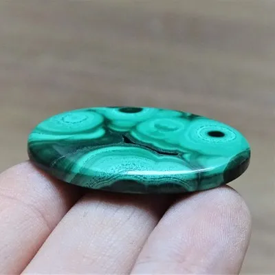 Malachite cabochon 11.5g, Congo