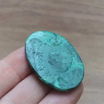Malachite cabochon 11.5g, Congo