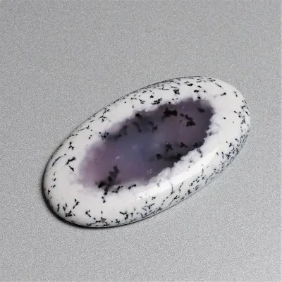 Dendritic opal (merlinite) cabochon 14.2g, Madagascar