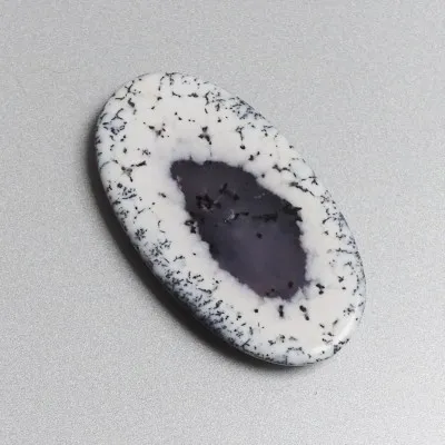 Dendritický opál (merlinit) kabošon 14,2g, Madagaskar