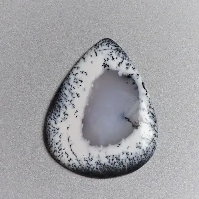 Dendritický opál (merlinit) kabošon 16,5g, Madagaskar