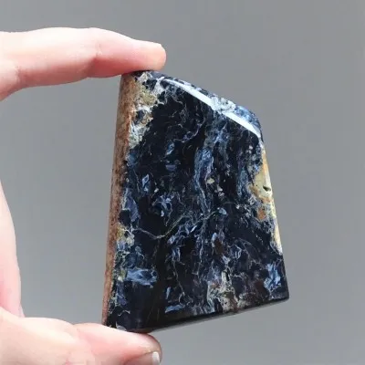Pietersit leštěný přírodní minerál 114g, Nambie