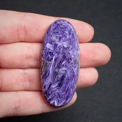 Charoite cabochon 13g, Yakutia Russia