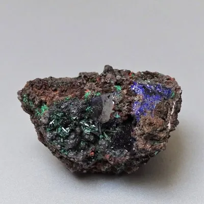 Azurite crystals in rock 107g, Morocco