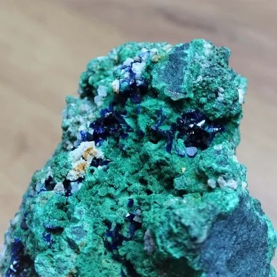 Azurite crystals in rock 269g, Morocco