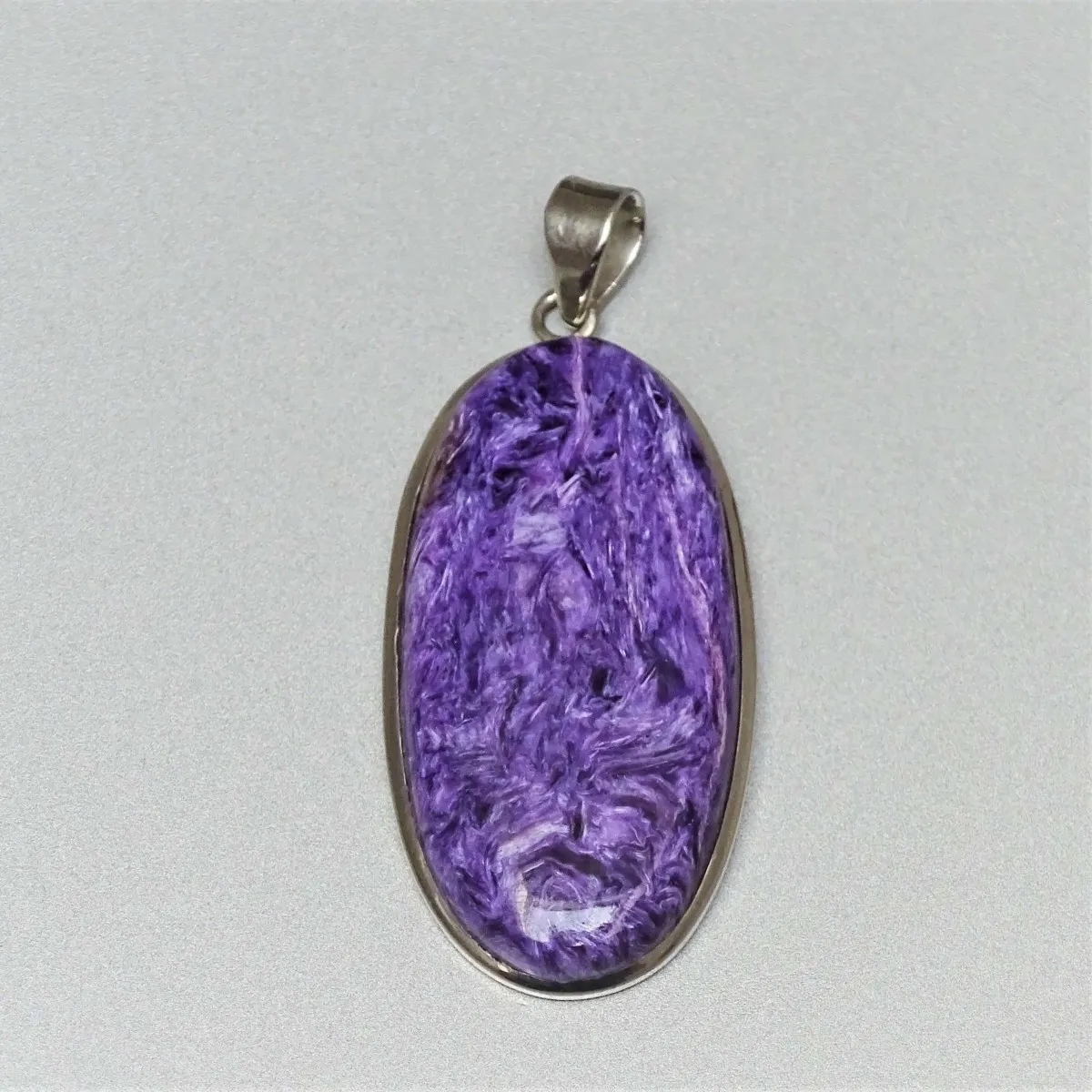 Charoit-Anhänger in Silber 17,2g, Jakutsk Russland