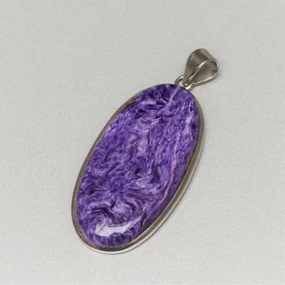 Charoit-Anhänger in Silber 17,2g, Jakutsk Russland