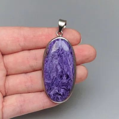 Charoit-Anhänger in Silber 17,2g, Jakutsk Russland