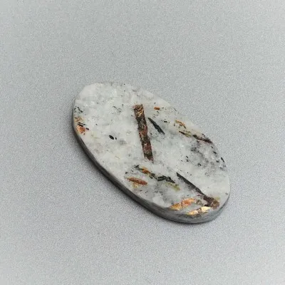 Astrophyllite cabochon natural unpolished mineral 9.5g, Russia
