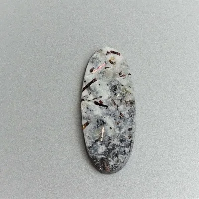 Astrophyllite cabochon natural unpolished mineral 15.7g, Russia