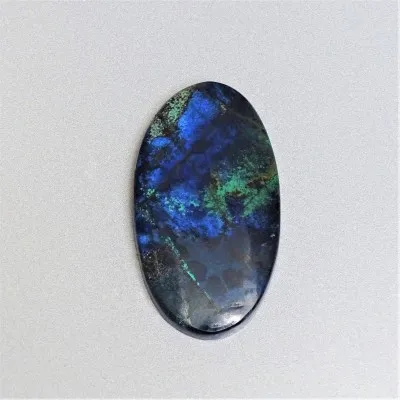 Kombination Malachit-Azurit-Cabochon 15,1g, Kongo