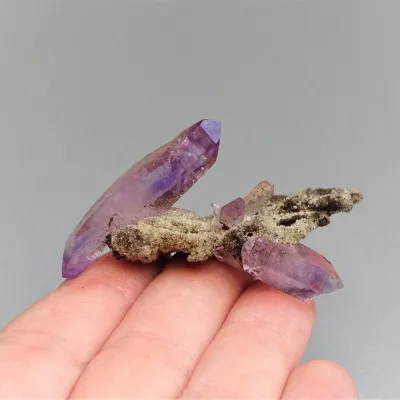 Amethyst natural crystals 14.8g, Mexico