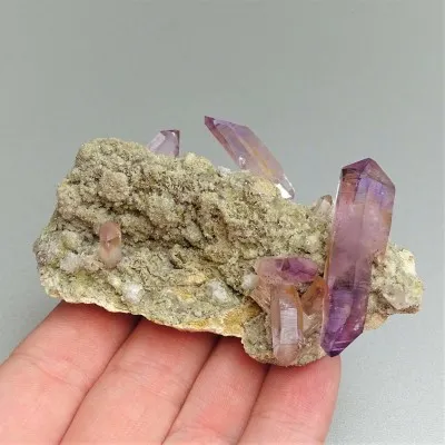 Ametyst přírodní krystaly 53g, Mexiko