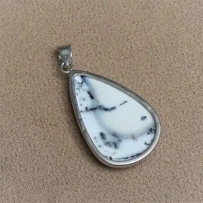 Dendritischer Opal (Merlinit) Anhänger 12,2g, Madagaskar