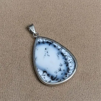 Dendritischer Opal (Merlinit) Anhänger 15,9g, Madagaskar