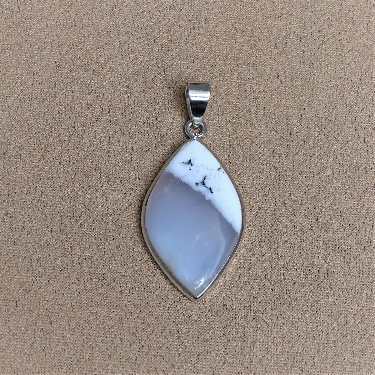 Dendritischer Opal (Merlinit) Anhänger 7,5g, Madagaskar