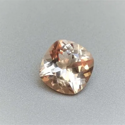 Morganite 10.20ct, certificate, Brazil